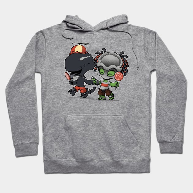 Lil' Buddies Hoodie by Dooomcat